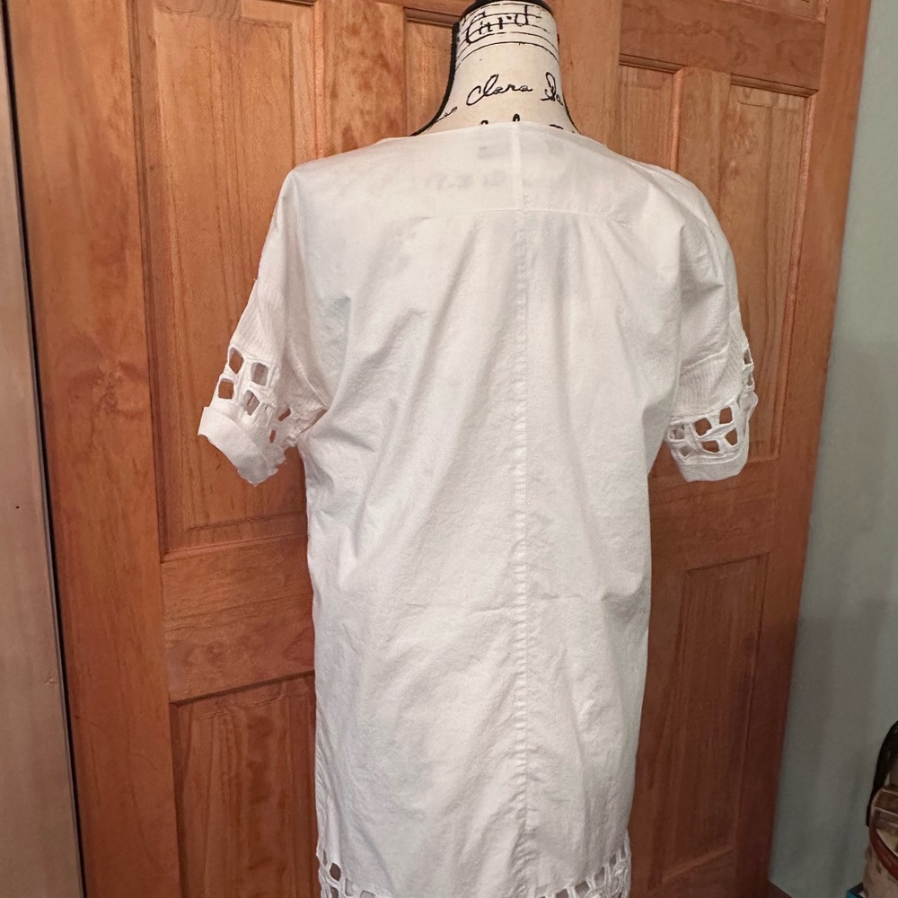 Zara Basic Cream Top - image 3